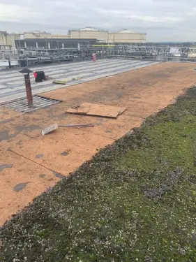 Click Here To Enlarge This Photo Of Fuel Storage Depot Roof
