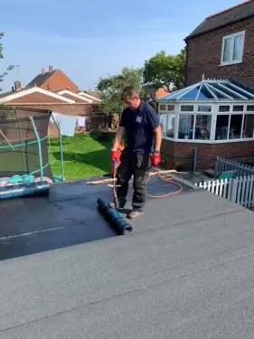 Click Here To Enlarge This Photo Of Garage Roof Replacement Tamworth