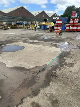 Click Here To Enlarge This Photo Of Foseco Concreteing works