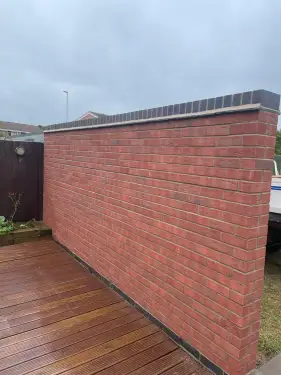 Click Here To Enlarge This Photo Of Garden wall replacement