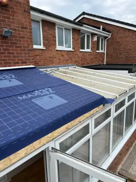 Click Here To Enlarge This Photo Of Conservatory Warm Roof Replacement  - Dosthill