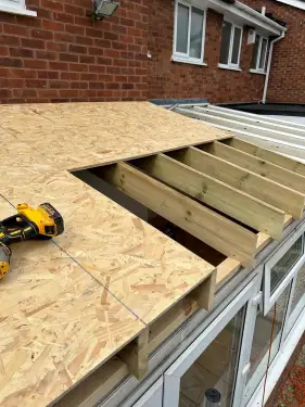 Click Here To Enlarge This Photo Of Conservatory Warm Roof Replacement  - Dosthill